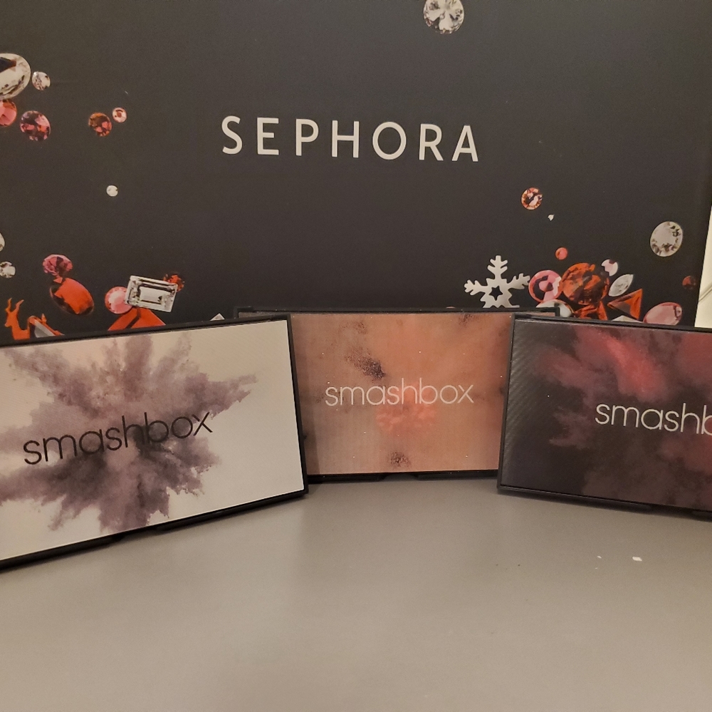 Lot of 3 Smashbox Covershot Palettes (used)
